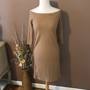 Hot Kiss Ribbed Midi Dress